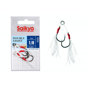 Крючки Saikyo DOUBLE ASSIST SDA №1/0 (2 пары)