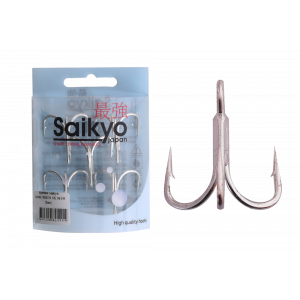 Крючки Saikyo тройн.7056TN 3X №1/0 (5шт)